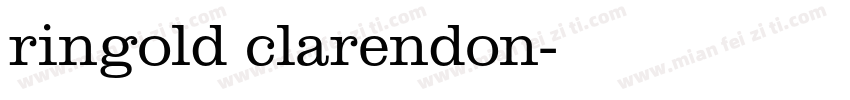 ringold clarendon字体转换